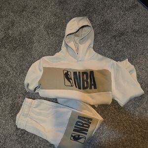 NBA Kids Cream and Black Hoodie Set